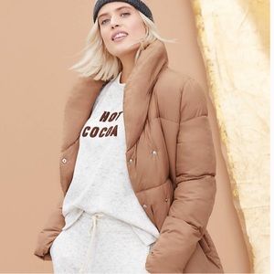 LOFT Puffer Coat Sz Small
